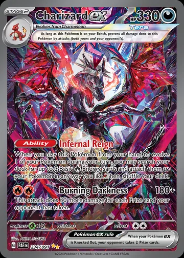 Charizard ex Pokémon card
