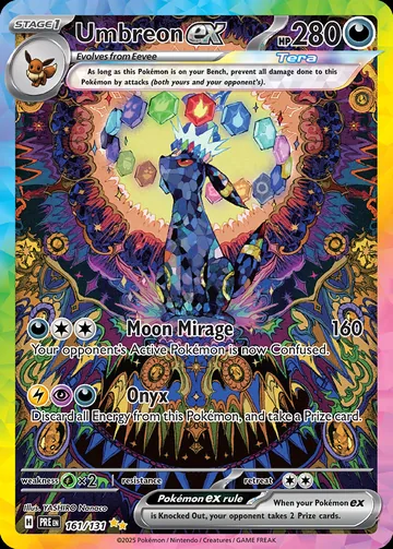 Umbreon ex Pokémon card